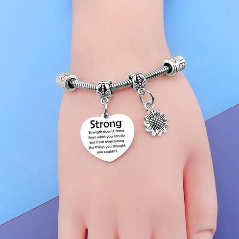 Inspirational Bracelets for Women Stainless Steel Bracelet Inspirational Gift for Friends Motivational Bracelets for Women Friends Sister Motivational Positive Quotes Bracelet Christmas Birthday Gift in Saudi Arabia