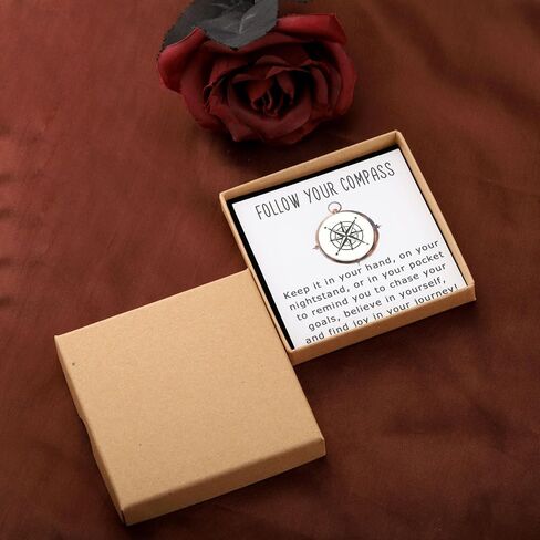 CENWA New Adventure Graduation Gift Follow Your Compass Pocket Token Travel Gift in Saudi Arabia
