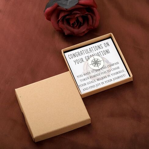 CENWA New Adventure Graduation Gift Follow Your Compass Pocket Token Travel Gift in Saudi Arabia
