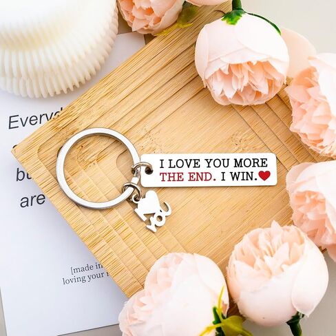 I Love You More The End I Win I Love You Gifts For Him Her Couple Keychain For Boyfriend I Loves You Keychain For Boyfriend Girlfriend Husband Wife Keychain Gifts For Him Her in Saudi Arabia