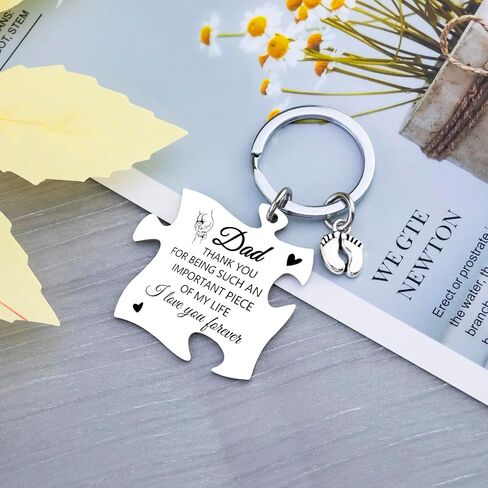 Father Day Gift Ideas Best Dad Ever Gifts Unique Fathers Gift for Dad from Daughter Son Birthday Gift for Dad Fathers Day Gift for Dad Men Car Keychain Accessories Dad Stuff in Saudi Arabia