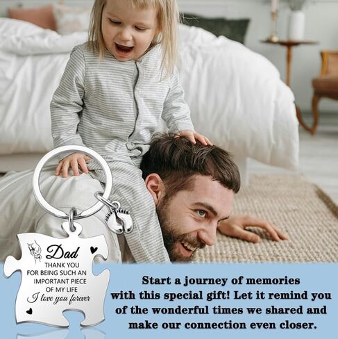 Father Day Gift Ideas Best Dad Ever Gifts Unique Fathers Gift for Dad from Daughter Son Birthday Gift for Dad Fathers Day Gift for Dad Men Car Keychain Accessories Dad Stuff in Saudi Arabia