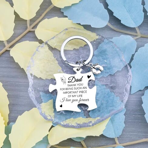 Father Day Gift Ideas Best Dad Ever Gifts Unique Fathers Gift for Dad from Daughter Son Birthday Gift for Dad Fathers Day Gift for Dad Men Car Keychain Accessories Dad Stuff in Saudi Arabia