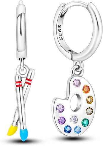 925 Sterling Silver Hoop Earrings for Women Huggie Hoop Dangle Earring for Women Jewelry Gifts in Saudi Arabia