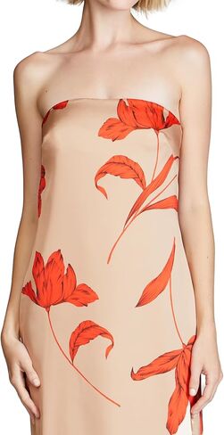 Halston Women's Manuela Strapless Printed Gown in Kuwait
