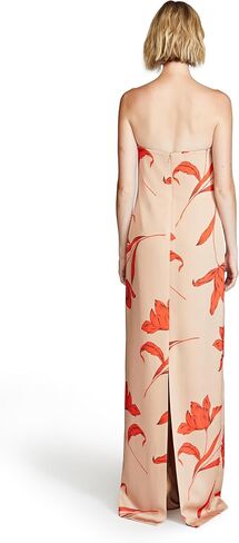 Halston Women's Manuela Strapless Printed Gown in Kuwait