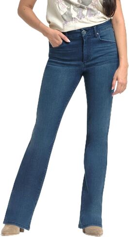 1822 Denim Holly Better Butter High-Rise Slim Boot Jeans for Women in Black - Ultra-Comfy Stretch with Sculpting Fit in Saudi Arabia