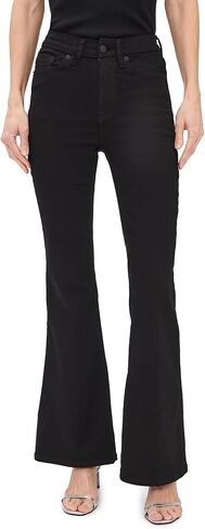 Good American Women's Never Fades Petite Flare Jeans in Kuwait