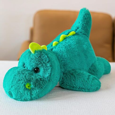4Pounds Red Dragon Plush 23.6" Weighted Dragon Stuffed Animals Soft Giant Stuffed Dragon Weighted Dragon Stuffy Plushies Body Pillow Mother's Day Birthday Gifts for Kids in Saudi Arabia