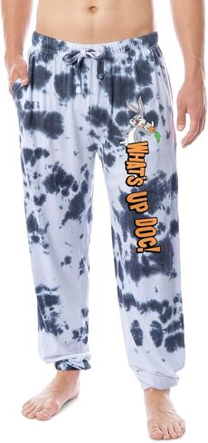 INTIMO Looney Tunes Men's Bugs Bunny What's Up Doc Tie-Dye Pajama Pants For Adults in Kuwait