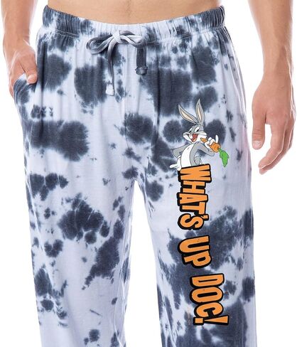 INTIMO Looney Tunes Men's Bugs Bunny What's Up Doc Tie-Dye Pajama Pants For Adults in Kuwait