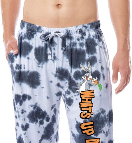 INTIMO Looney Tunes Men's Bugs Bunny What's Up Doc Tie-Dye Pajama Pants For Adults in Kuwait
