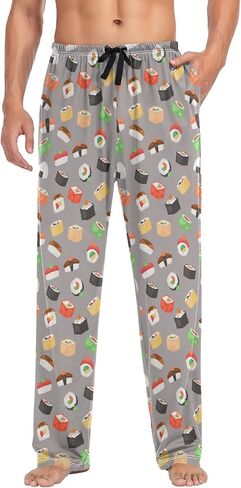 Aflyko Fun Men's Pajama Pants with Pockets Loose Lounge Sleepwear in Saudi Arabia