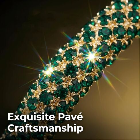 Sparkly Green Rhinestone Earrings, Large Emerald Green Earrings For Women, Trendy Hoop Statement Jewelry, Lightweight Prom Accessories, Chic Party Gifts in Saudi Arabia