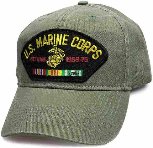 VetFriends.com USMC فيتنام المخضرم مع أشرطة خمر OD قبعة خضراء in Kuwait