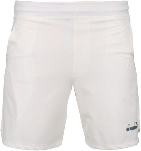 Diadora Mens Icon 7 Inch Athletic Shorts Casual Bottoms Casual Adjustable Closure - White in Kuwait