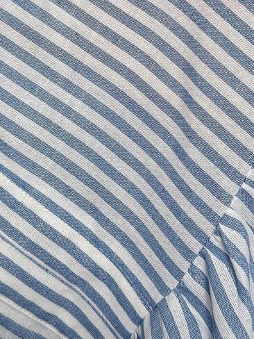 Women Stripe Sleeveless Tiered Dress V-Neck Shirt Dress Casual Fresh for Brunch in Kuwait