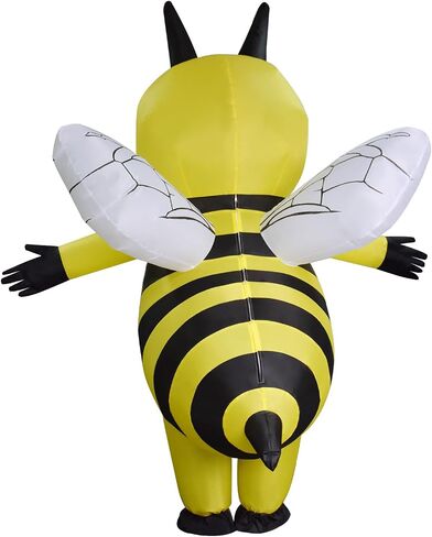 Adult Inflatable Bee Costume Funny Blow Up Insects Outfit for Halloween and Cosplay Party in Kuwait