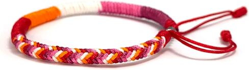 LAMIBEE Lesbian Pride Bracelet, Lesbian Things Stuff Accessories, LGBTQA+ Proudly Love Boho Style Wrist Wrap Bracelet, Surfer String Amulet and Boho Rope Bracelet Bangles For Women Her in Saudi Arabia