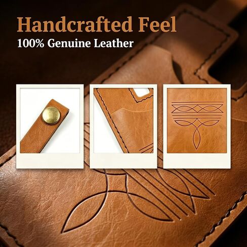 Cowboy Boot Wallet for Women, 2pcs Western Leather Boot Wallet with Snap Strap, Fashion Cowgirl Boot Wallet Credit Card Holder in Saudi Arabia