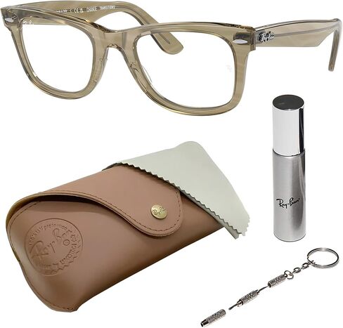 Ray-Ban RB2140 ORIGINAL WAYFARER CHANGE TRANSITIONS Square Shaped Sunglasses for Men & Women with Official RAYBAN Eyewear Kit in Kuwait