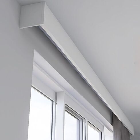 ستائر معدنية 3 في 1 - لوحة زخرفية للتعتيم مثبتة على الحائط/السقف لغرفة المعيشة وغرفة النوم - حل ديكور منزلي أنيق in Kuwait