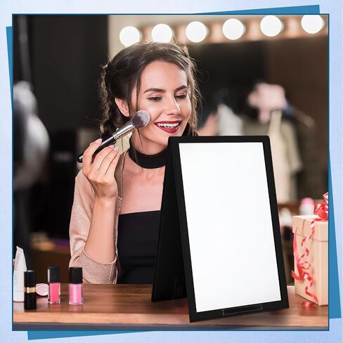 GlikCeil Foldable Portable Full Length Mirror for Dancer, Camping, Travel Black 47.2" x 13.4" Portable Hanging Folding Mirror with Handle for Dance Competition Travel Full Body Backstage Mirrors in Kuwait