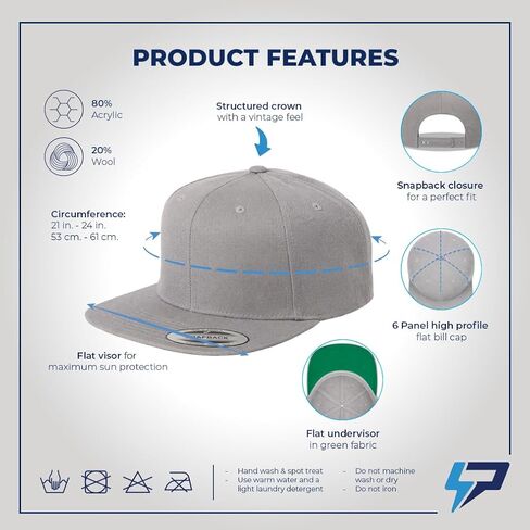 Snapback Hat for Men Flat Brim Hats Cape Verde Soccer Ball Flag Embroidered Flat Bill Cap Acrylic in Kuwait