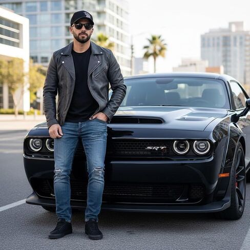 Dodge SRT Hellcat Redeye Logo Embroidered Heavy Canvas Garment Twill Dad Hat Black in Kuwait
