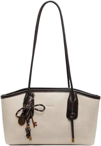 Women’s 2025 Fashion Tote Bag Elegant PU Leather Shoulder Purse Spacious Retro Chic Handle Bag for Fall Winter in Saudi Arabia