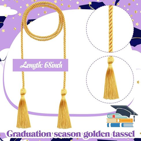 Cuffbow 2 Set 6 Sided 2026 Graduation Doctoral Tam Adjusted Velvet Cap with Purple Tassel Gold Honor Cord Hexagonal Doctoral Tam Cap Md Dds Dmd Phd Jd Md Graduation Accessories for Dentist Bachelor in Saudi Arabia