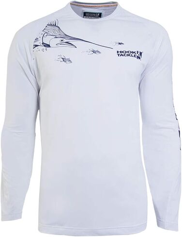 Hook & Tackle Men's Marlin Chase L/S Fishing Shirt in Saudi Arabia