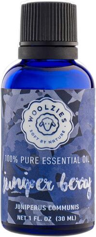 Woolzies Juniper Berry Essential Oil 1 Oz -, Natural Skin Toner, Cleanser, Calming Effect - for Diffusion, Topical & Aromatherapy Use in Kuwait