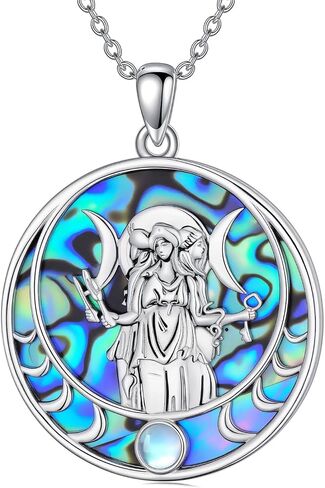 925 Sterling Silver Cross/Moon Goddess/Tree of Life/Celtic Knot Pendant Necklace Protection Amulet Jewelry in Saudi Arabia
