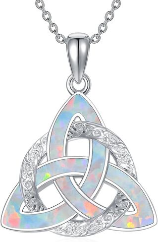 925 Sterling Silver Cross/Moon Goddess/Tree of Life/Celtic Knot Pendant Necklace Protection Amulet Jewelry in Saudi Arabia
