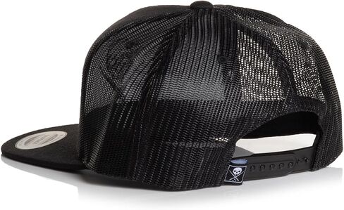 قبعة سائق الشاحنة Sullen Badge Snapback Tattoo Lifestyle Mesh (الولايات المتحدة، ألفا، مقاس واحد، أسود/أسود) in Kuwait