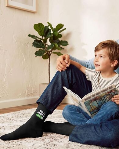Jeasona Funny Socks Gifts for Men, Fathers Day Birthday Novelty Crew Socks for Dad Grandpa Husband Papa in Saudi Arabia