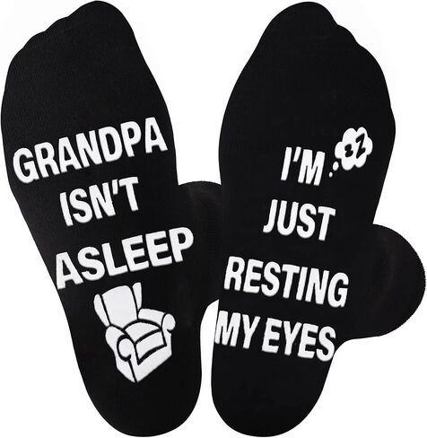 Jeasona Funny Socks Gifts for Men, Fathers Day Birthday Novelty Crew Socks for Dad Grandpa Husband Papa in Saudi Arabia
