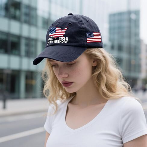 250 Years 1776-2026 Hats Golf Cap for Women in Kuwait