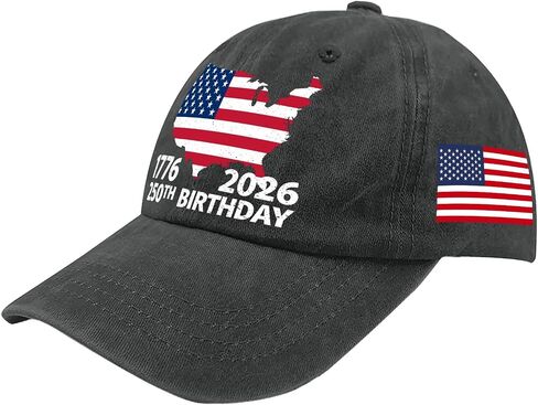 250 Years 1776-2026 Hats Golf Cap for Women in Kuwait