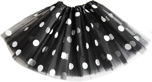 Adult Women Polka Dot Tutu Skirt, Teens Christmas Birthday Tutu Costume Halloween Polka Dot Tutu Skirts in Kuwait