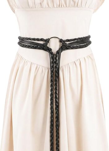 MOSTORY Medieval Renaissance Belt for Women - Viking Rope Belt for Renfaire Accessories Fantasy Cosplay Vintage Pirate in Kuwait