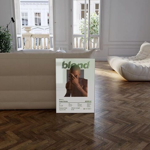 XIHOO Frank Ocean Posters Blond Poster Music Album Cover Poster for Room Bedroom Aesthetic Home Decor Unframe Wall Art Print Silk Canvas Posters 11x17in 28x43cm in Saudi Arabia