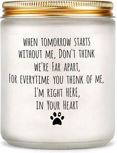 Dog Memorial Gifts for Loss of Dog, Pet Memorial Gifts for Doggie Cat Passing Away, Sympathy Candle for Loss of Dogs Sympathy Gift, Bereavement Remembrance Grief Condolence Gift for Pet Lovers Friends in Saudi Arabia
