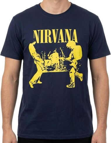 Nirvana Live On Stage Soft Style T-Shirt Officially Licensed in Saudi Arabia