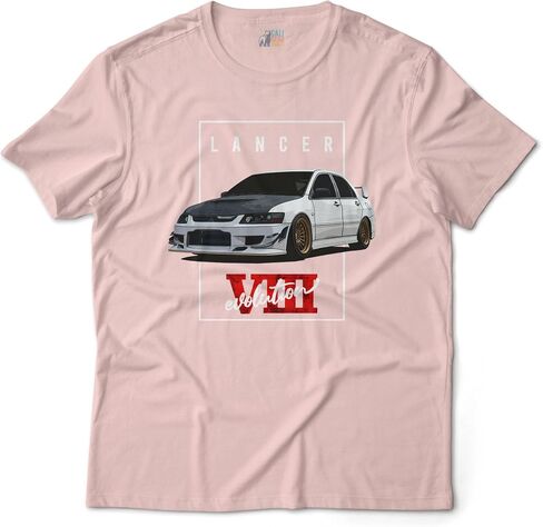 Calibear Prints Lancer Evolution VIII Evo 8 Japanese Tuner Car Graphic Art T-Shirt in Kuwait