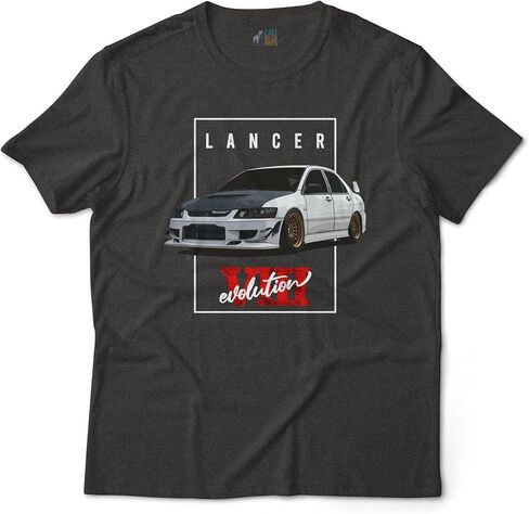 Calibear Prints Lancer Evolution VIII Evo 8 Japanese Tuner Car Graphic Art T-Shirt in Kuwait