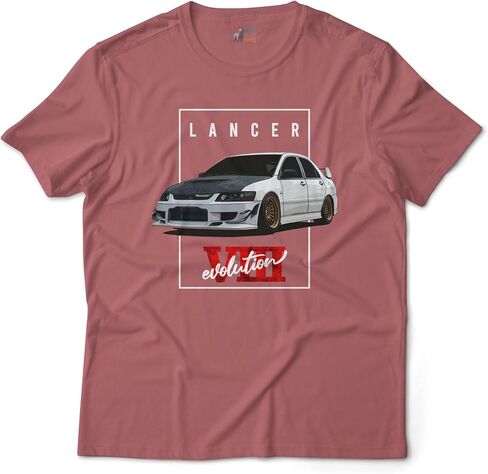 Calibear Prints Lancer Evolution VIII Evo 8 Japanese Tuner Car Graphic Art T-Shirt in Kuwait