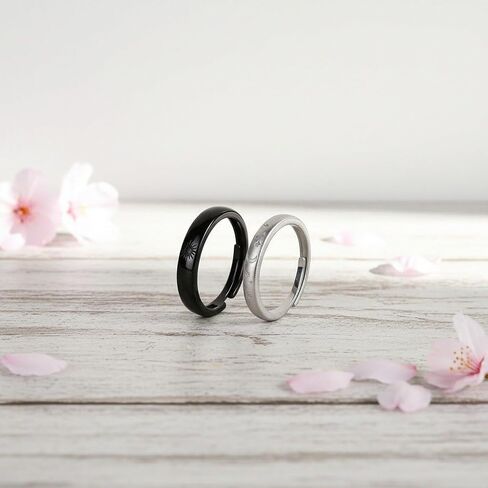 Couples Rings 925 Sterling Sliver Sun and Moon Rings Matching Jewelry Gifts for Women Lover in Saudi Arabia