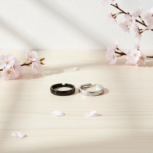 Couples Rings 925 Sterling Sliver Sun and Moon Rings Matching Jewelry Gifts for Women Lover in Saudi Arabia